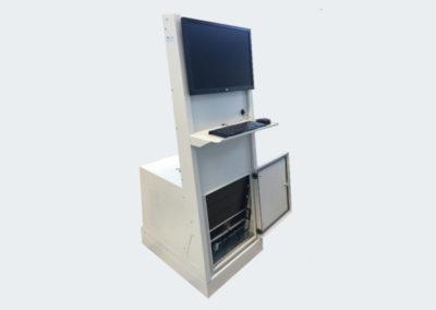 Pulpito industriale con monitor da 24″