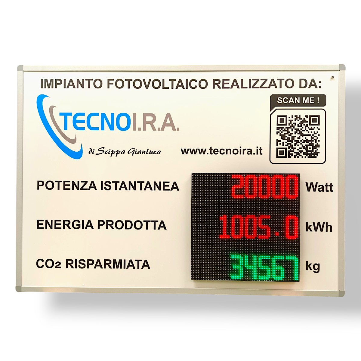 Display per fotovoltaico